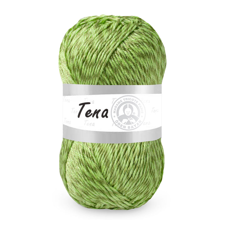 Madame Tricote Paris Oren Bayan, Tena, Cotton 50% & Polyester 50%, Handknitting Yarn, 100g, 5-Pack
