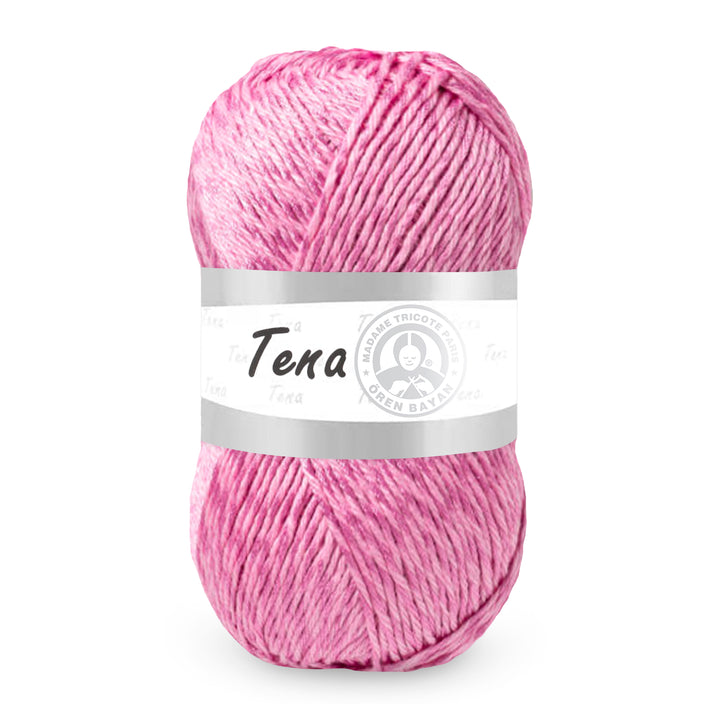 Madame Tricote Paris Oren Bayan, Tena, Cotton 50% & Polyester 50%, Handknitting Yarn, 100g, 5-Pack