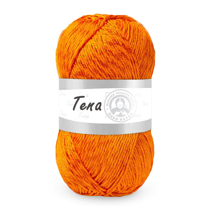 Madame Tricote Paris Oren Bayan, Tena, Cotton 50% & Polyester 50%, Handknitting Yarn, 100g, 5-Pack