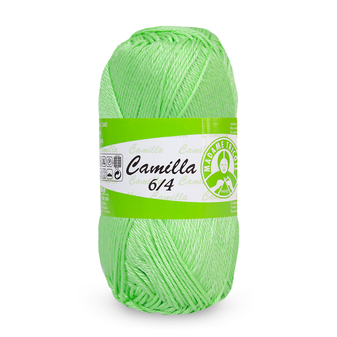 Madame Tricote Paris,  Camilla 6/4, Wool Cotton 100%,  Handknitting Yarn,  50g,  125 meters, 10-Pack