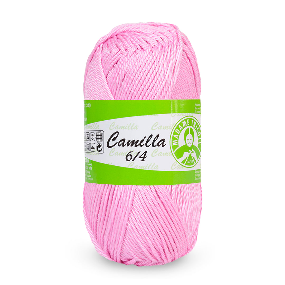 Madame Tricote Paris,  Camilla 6/4, Wool Cotton 100%,  Handknitting Yarn,  50g,  125 meters, 10-Pack