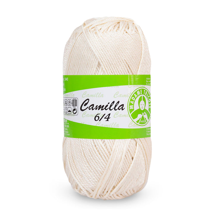 Madame Tricote Paris,  Camilla 6/4, Wool Cotton 100%,  Handknitting Yarn,  50g,  125 meters, 10-Pack