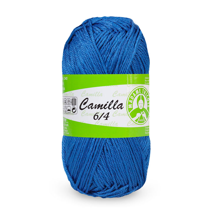 Madame Tricote Paris,  Camilla 6/4, Wool Cotton 100%,  Handknitting Yarn,  50g,  125 meters