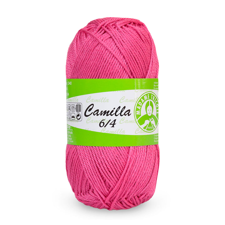 Madame Tricote Paris,  Camilla 6/4, Wool Cotton 100%,  Handknitting Yarn,  50g,  125 meters