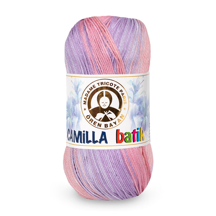 Madame Tricote Paris,  Camilla Batik,  Cotton 100%,  Handknitting Yarn,  100g,  274 yards, 5-Pack