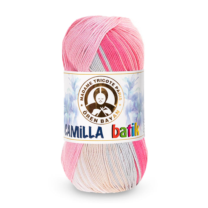 Madame Tricote Paris,  Camilla Batik,  Cotton 100%,  Handknitting Yarn,  100g,  274 yards