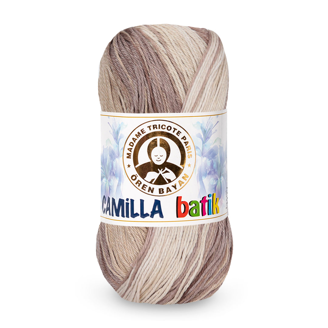 Madame Tricote Paris,  Camilla Batik,  Cotton 100%,  Handknitting Yarn,  100g,  274 yards