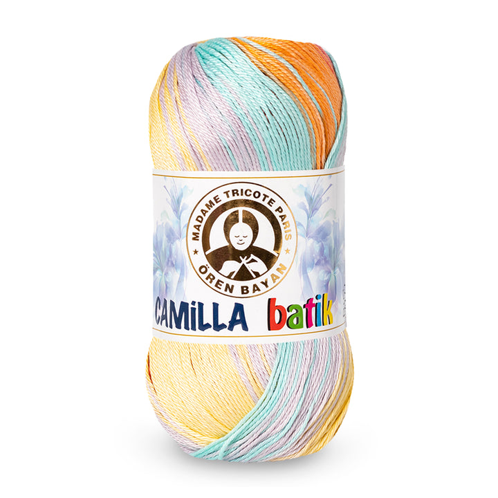 Madame Tricote Paris,  Camilla Batik,  Cotton 100%,  Handknitting Yarn,  100g,  274 yards