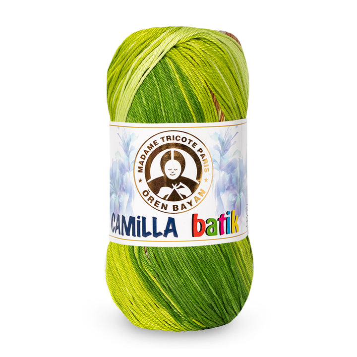 Madame Tricote Paris,  Camilla Batik,  Cotton 100%,  Handknitting Yarn,  100g,  274 yards