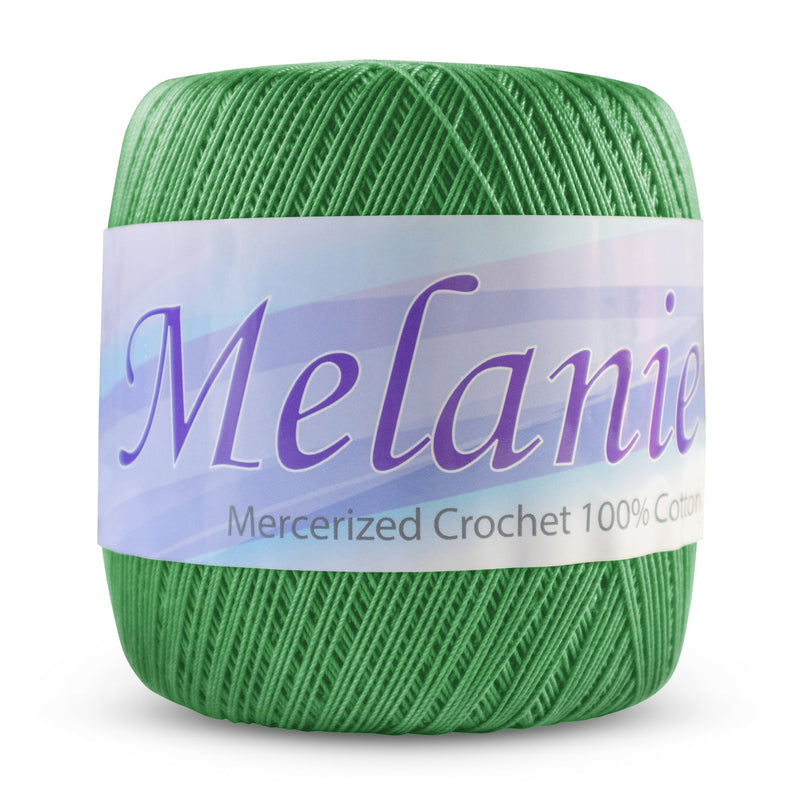 Melanie by Avanti,  100% Pure Mercerized Cotton Crochet Thread Yarn,   50 Grams,  300 Yards, 1 Roll, 6-Pack