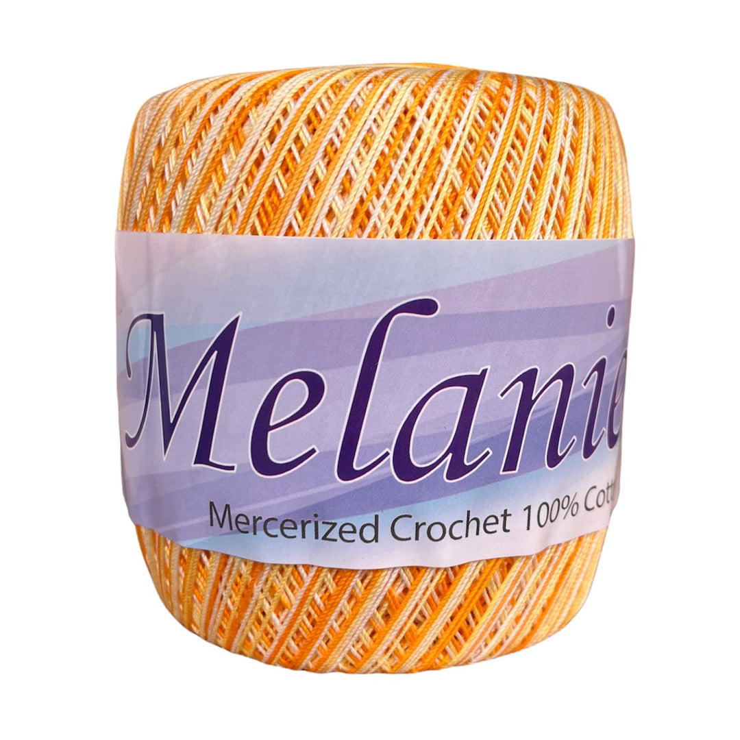 ✨ Melanie Lace Weight Mercerized Cotton Thread – 50g | 308 Yards | Size 10 | 6 Pack ✨