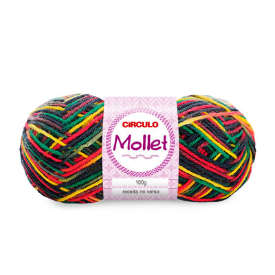 Círculo Mollet, Acrylic Yarn Skeins, Craft Yarn for Knitting and