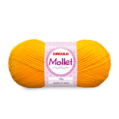 Círculo Mollet, Acrylic Yarn Skeins, Craft Yarn for Knitting and Crochet, 500 Tex, 200 Meters, 1 Roll,    5-Pack