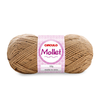 Círculo Mollet, Acrylic Yarn Skeins, Craft Yarn for Knitting and Crochet, 500 Tex, 200 Meters, 1 Roll