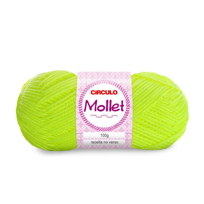 Círculo Mollet, Acrylic Yarn Skeins, Craft Yarn for Knitting and Crochet, 500 Tex, 200 Meters, 1 Roll,    5-Pack