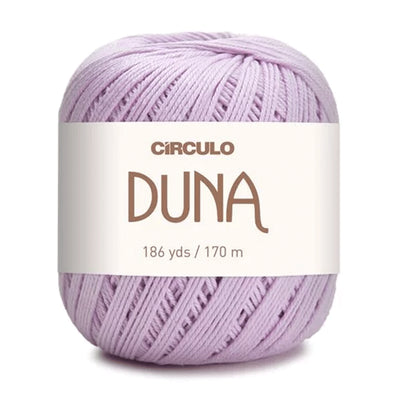 Círculo Duna, 100% Mercerized Cotton, 100g, 590 Tex, 170 Meters, Plain Colors & Multicolors,     6-Pack