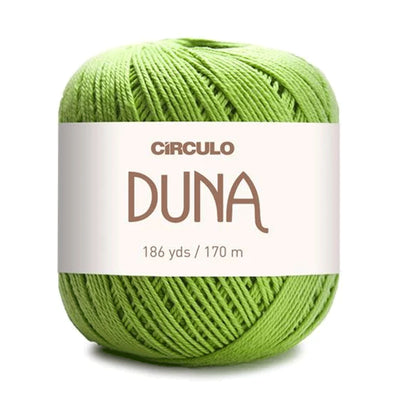 Círculo Duna, 100% Mercerized Cotton, 100g, 590 Tex, 170 Meters, Plain Colors & Multicolors,     6-Pack