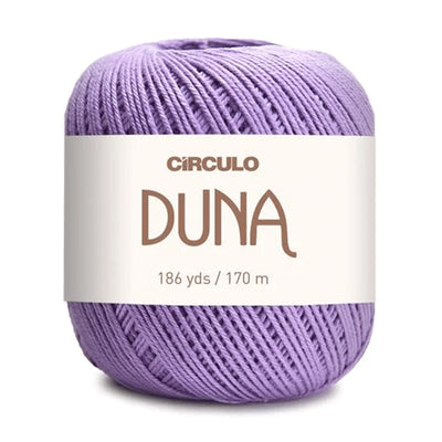 Círculo Duna, 100% Mercerized Cotton, 100g, 590 Tex, 170 Meters, Plain Colors & Multicolors,     6-Pack