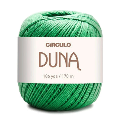 Círculo Duna, 100% Mercerized Cotton, 100g, 590 Tex, 170 Meters, Plain Colors & Multicolors,     6-Pack