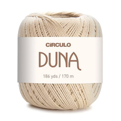 Círculo Duna, 100% Mercerized Cotton, 100g, 590 Tex, 170 Meters, Plain Colors & Multicolors,     6-Pack