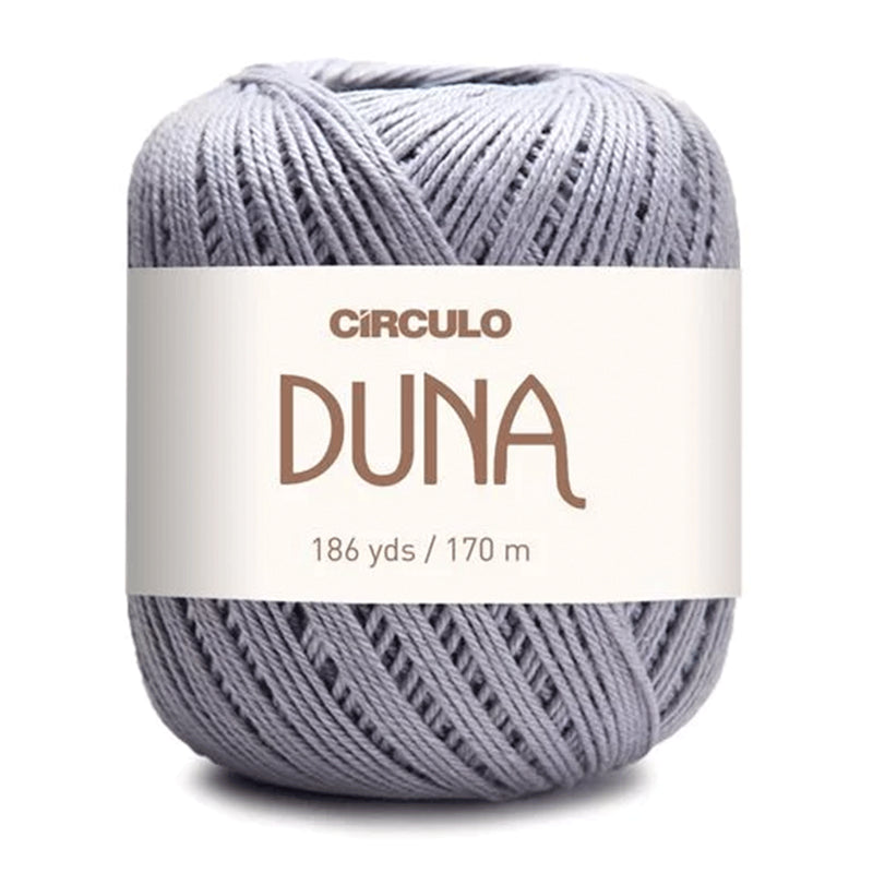 Círculo Duna, 100% Mercerized Cotton, 100g, 590 Tex, 170 Meters, Plain Colors & Multicolors, 1 Roll