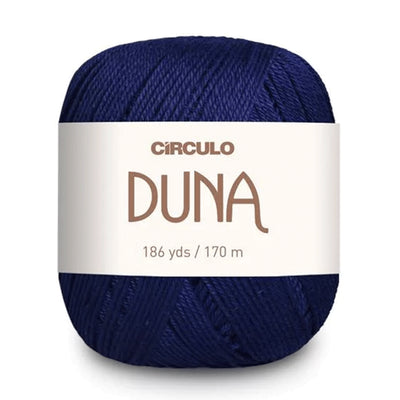 Círculo Duna, 100% Mercerized Cotton, 100g, 590 Tex, 170 Meters, Plain Colors & Multicolors,     6-Pack