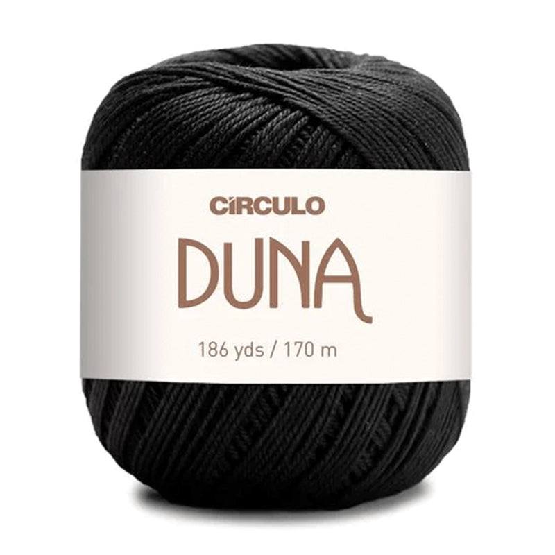 Círculo Duna, 100% Mercerized Cotton, 100g, 590 Tex, 170 Meters, Plain Colors & Multicolors, 1 Roll