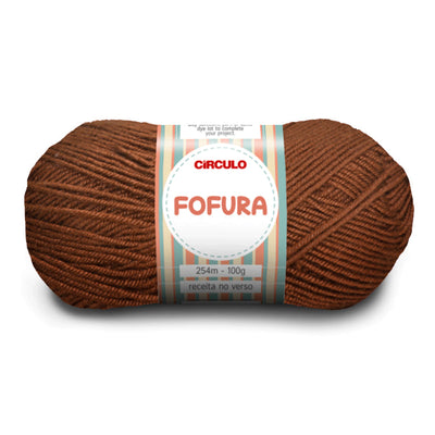 Círculo Fofura, 100% Acrylics Yarn, 100g, 394 Tex, 254 Meters, 1 Roll