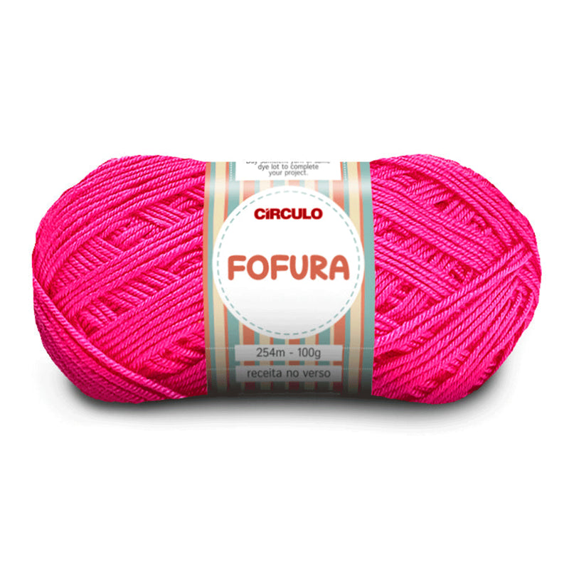 Círculo Fofura, 100% Acrylics Yarn, 100g, 394 Tex, 254 Meters, 1 Roll,    5-Pack