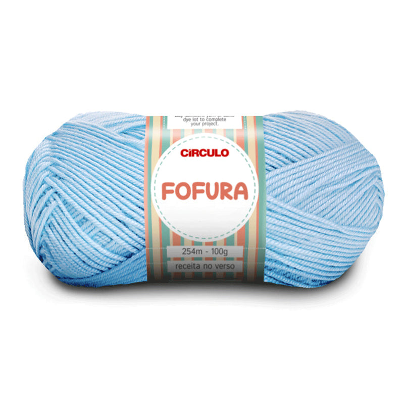 Círculo Fofura, 100% Acrylics Yarn, 100g, 394 Tex, 254 Meters, 1 Roll,    5-Pack