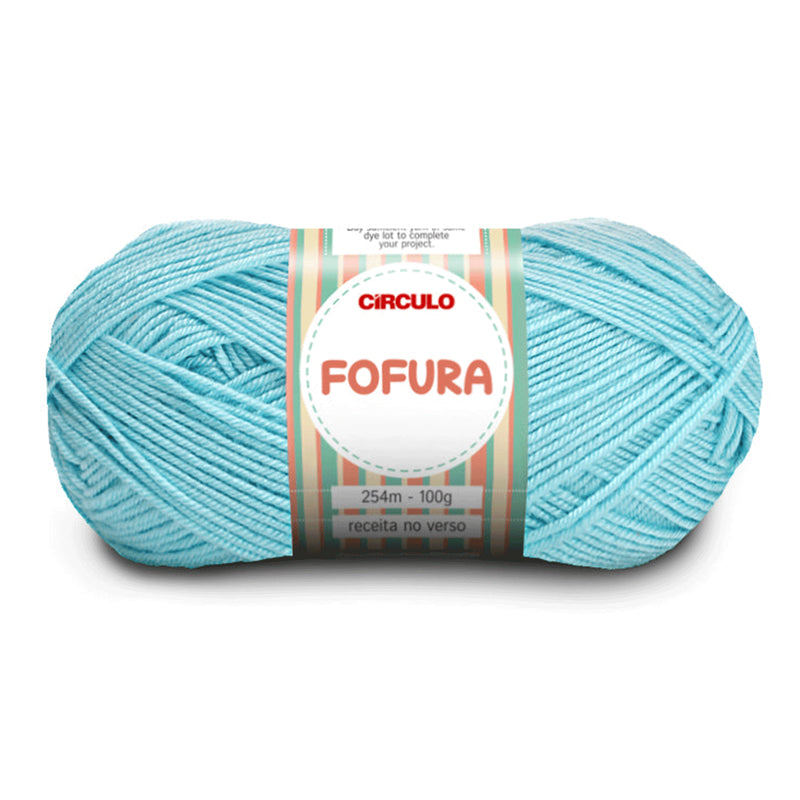 Círculo Fofura, 100% Acrylics Yarn, 100g, 394 Tex, 254 Meters, 1 Roll
