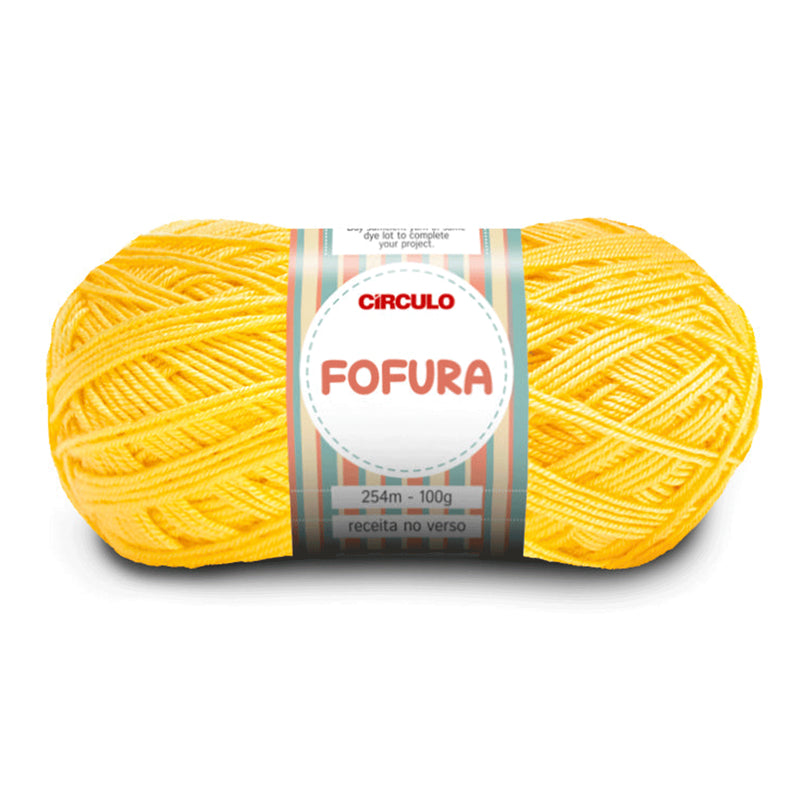 Círculo Fofura, 100% Acrylics Yarn, 100g, 394 Tex, 254 Meters, 1 Roll,    5-Pack