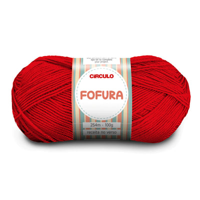 Círculo Fofura, 100% Acrylics Yarn, 100g, 394 Tex, 254 Meters, 1 Roll,    5-Pack