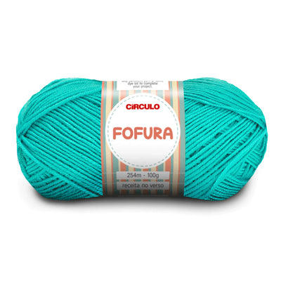 Círculo Fofura, 100% Acrylics Yarn, 100g, 394 Tex, 254 Meters, 1 Roll