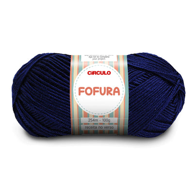 Círculo Fofura, 100% Acrylics Yarn, 100g, 394 Tex, 254 Meters, 1 Roll,    5-Pack