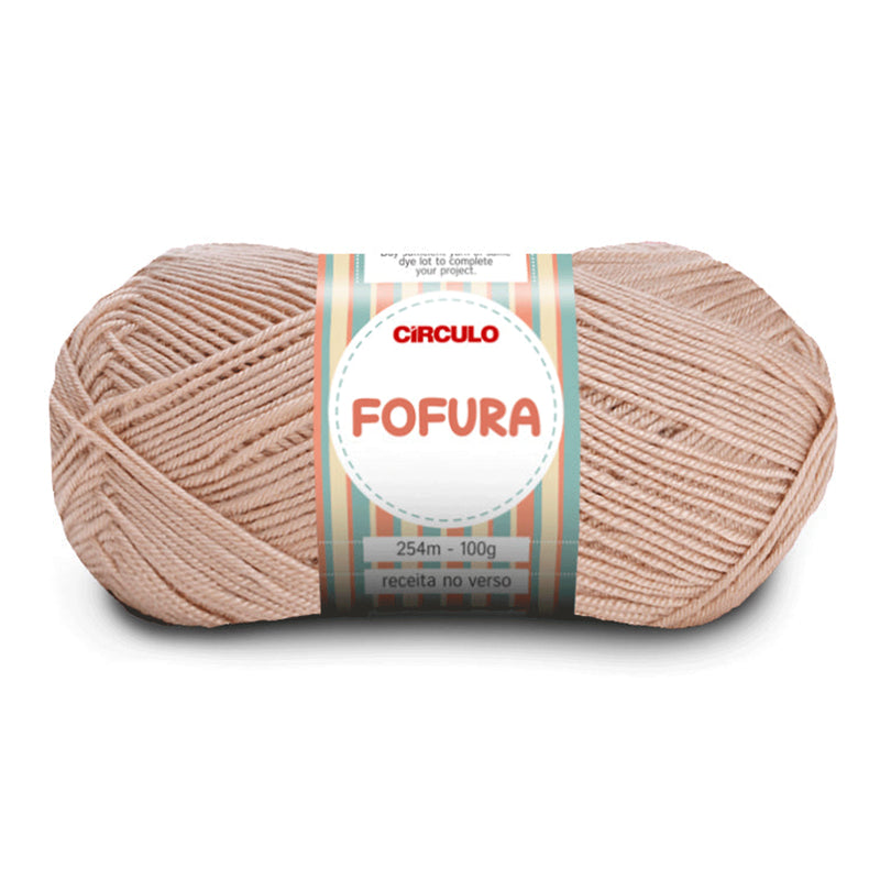 Círculo Fofura, 100% Acrylics Yarn, 100g, 394 Tex, 254 Meters, 1 Roll,    5-Pack