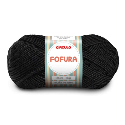 Círculo Fofura, 100% Acrylics Yarn, 100g, 394 Tex, 254 Meters, 1 Roll,    5-Pack