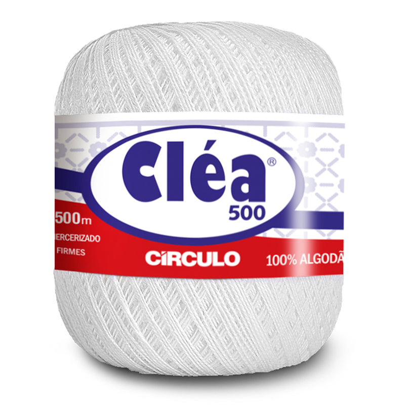 Circulo Clea 500, 100% Mercerized Cotton, 500 meters, Tex 151, 6-Pack