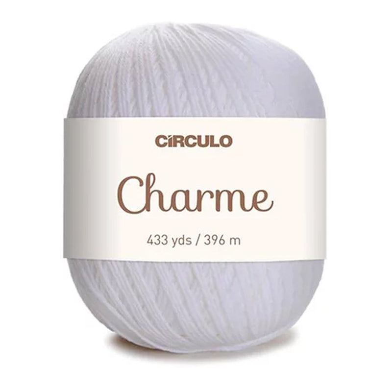 Círculo Charme, 100% Mercerized Cotton, 150g, 378 Tex, 396 Meters, 1 Roll,    6-Pack