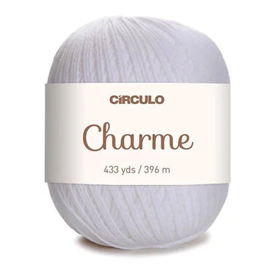 Círculo Charme, 100% Mercerized Cotton, 150g, 378 Tex, 396 Meters, 1 Roll