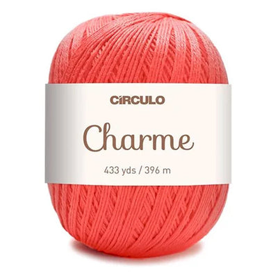 Círculo Charme, 100% Mercerized Cotton, 150g, 378 Tex, 396 Meters, 1 Roll,    6-Pack