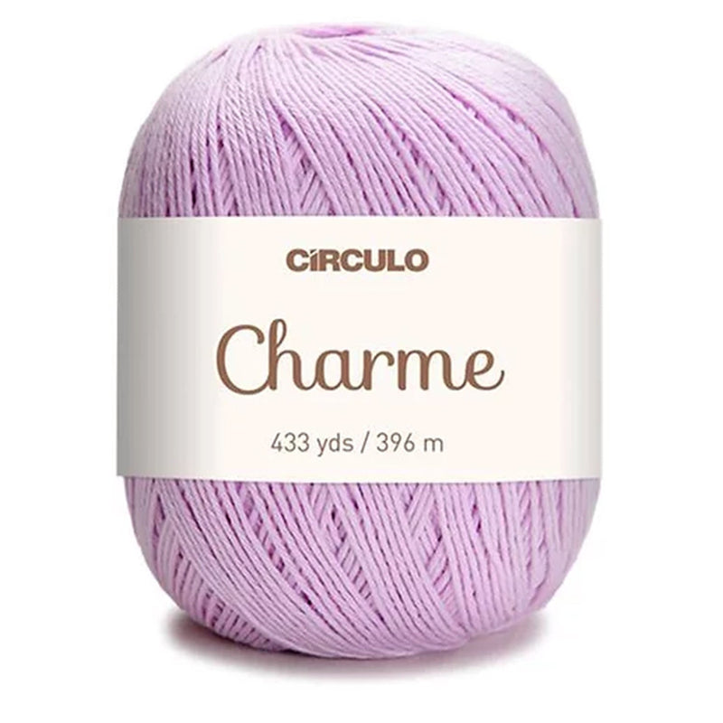 Círculo Charme, 100% Mercerized Cotton, 150g, 378 Tex, 396 Meters, 1 Roll