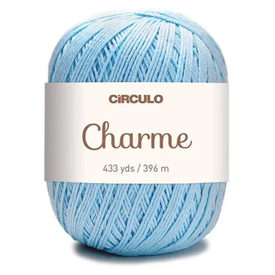 Círculo Charme, 100% Mercerized Cotton, 150g, 378 Tex, 396 Meters, 1 Roll