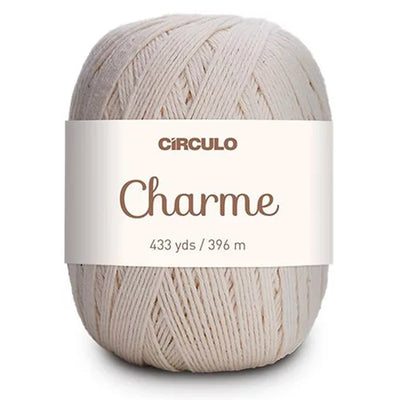 Círculo Charme, 100% Mercerized Cotton, 150g, 378 Tex, 396 Meters, 1 Roll