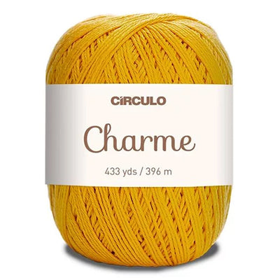 Círculo Charme, 100% Mercerized Cotton, 150g, 378 Tex, 396 Meters, 1 Roll