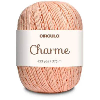 Círculo Charme, 100% Mercerized Cotton, 150g, 378 Tex, 396 Meters, 1 Roll