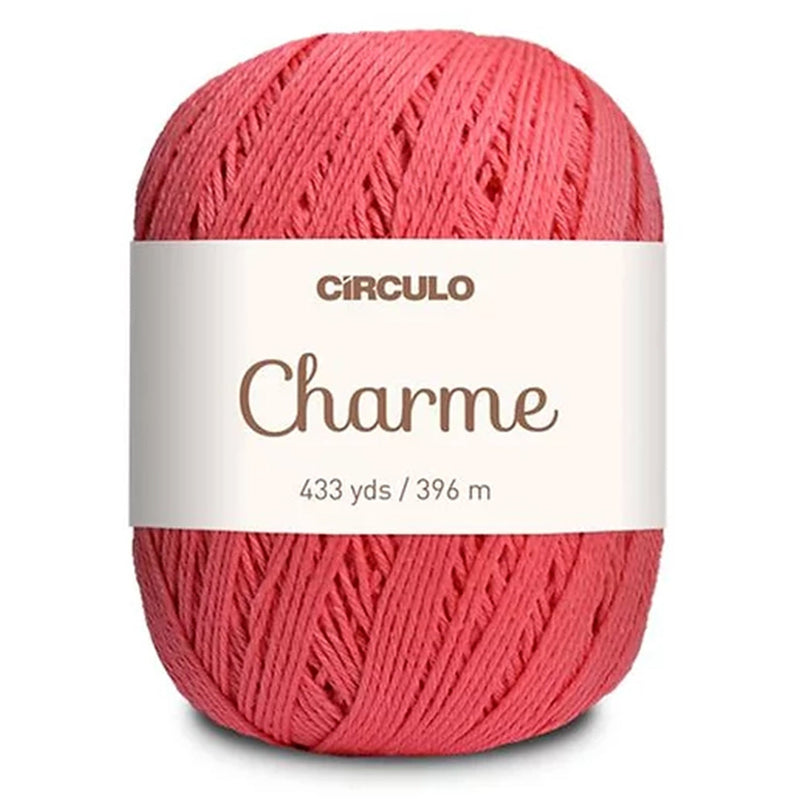 Círculo Charme, 100% Mercerized Cotton, 150g, 378 Tex, 396 Meters, 1 Roll