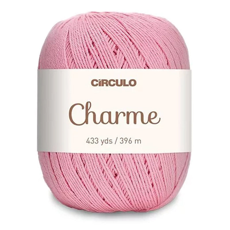 Círculo Charme, 100% Mercerized Cotton, 150g, 378 Tex, 396 Meters, 1 Roll