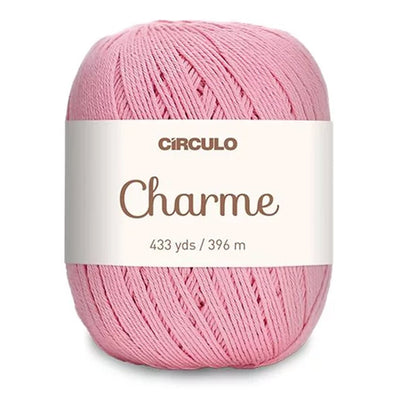 Círculo Charme, 100% Mercerized Cotton, 150g, 378 Tex, 396 Meters, 1 Roll,    6-Pack