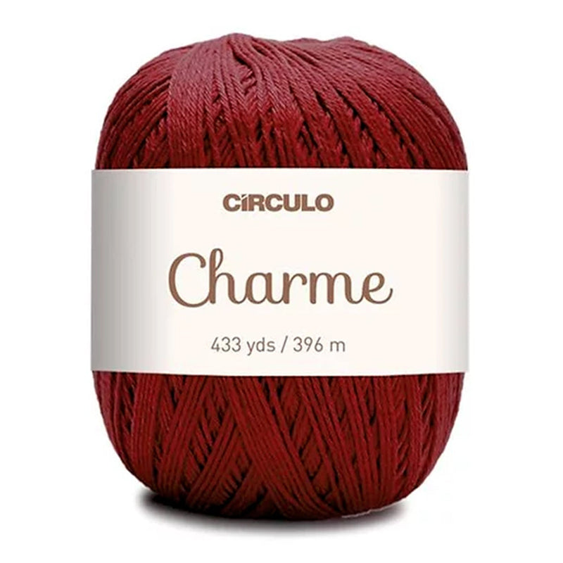 Círculo Charme, 100% Mercerized Cotton, 150g, 378 Tex, 396 Meters, 1 Roll